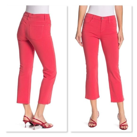 Current/Elliott The Kick Jeans Sz 24 in Poinsettia - Picture 1 of 7